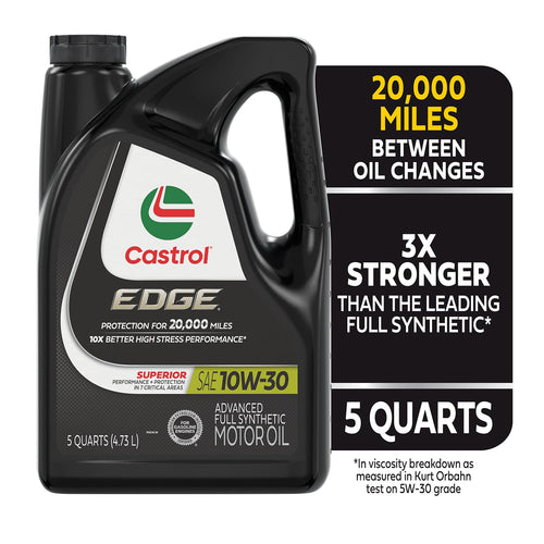 10W-30 Full Synthetic Motor Oil, 5 Quarts B342