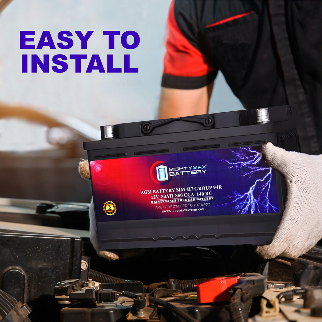 12V 80AH 850 CCA Replacement Battery P22158