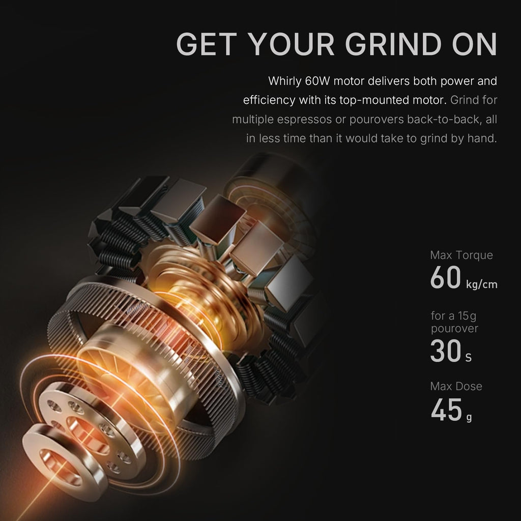 Portable Electric Burr Coffee Grinder with 30 Settings X326286