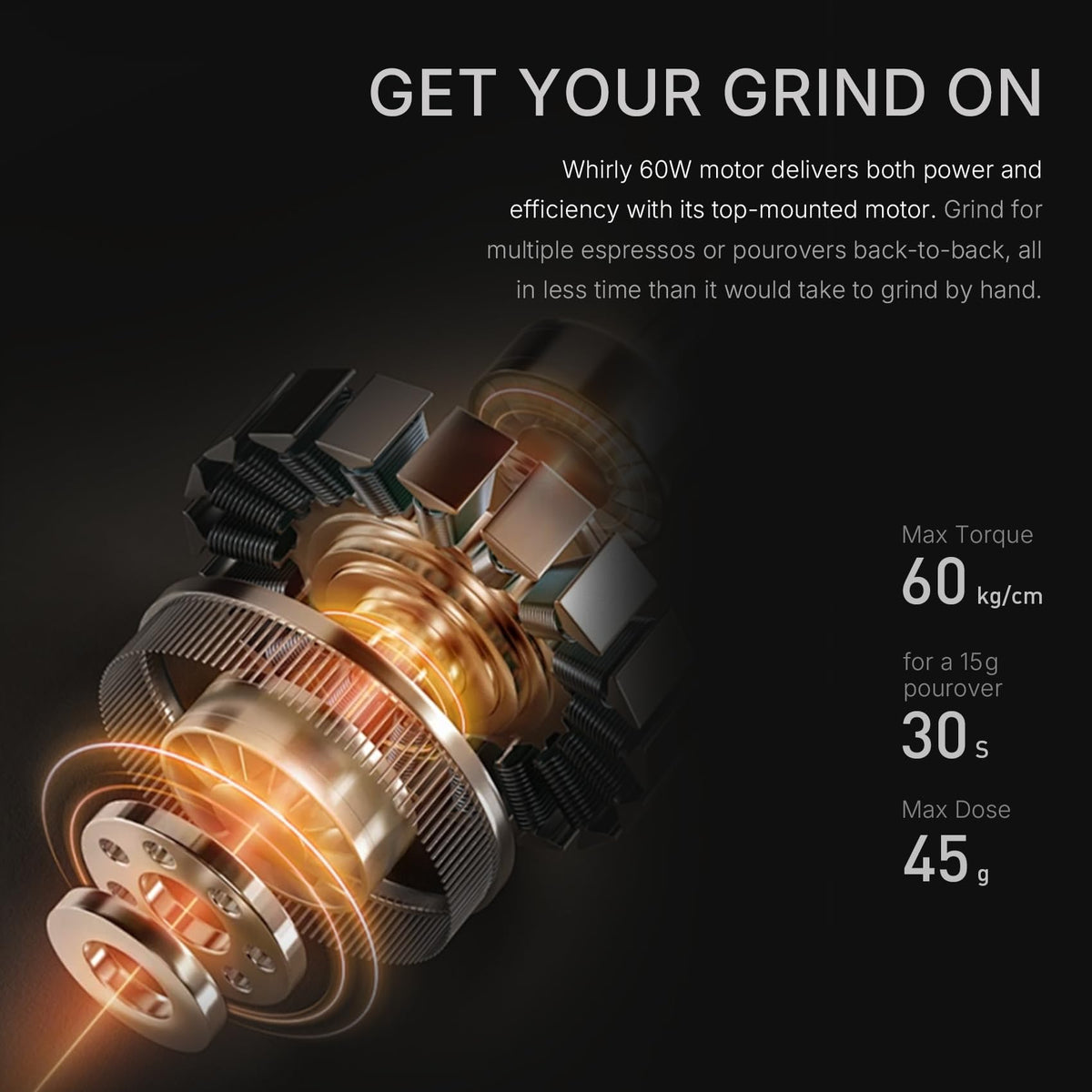 Portable Electric Burr Coffee Grinder with 30 Settings X326286