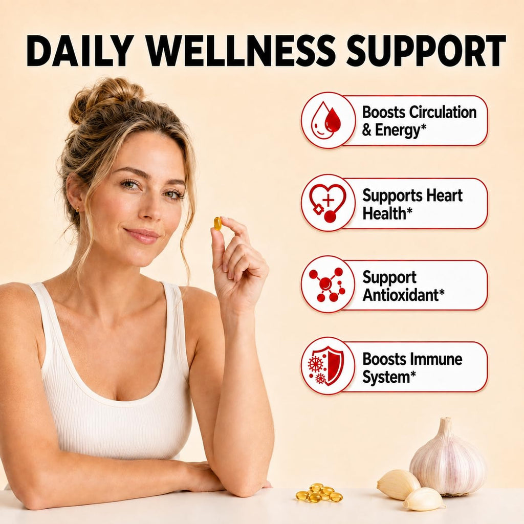 Odorless Aged Garlic Extract 7500mg 300 Softgels L14867