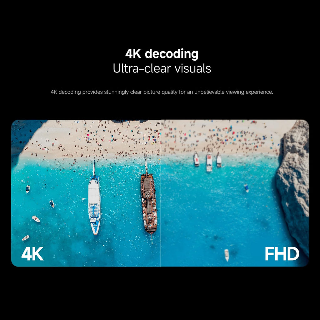 4K Streaming Media Player with Voice Remote Control Z8320