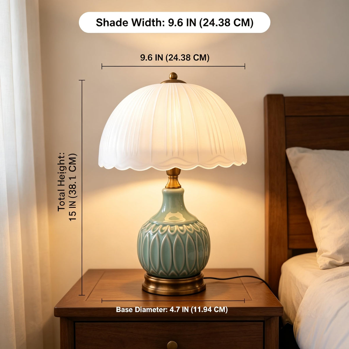 Ceramic Retro Table Lamp N976