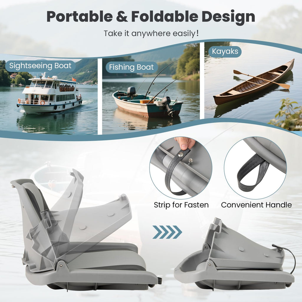 Folding Low Back Boat Seats H263