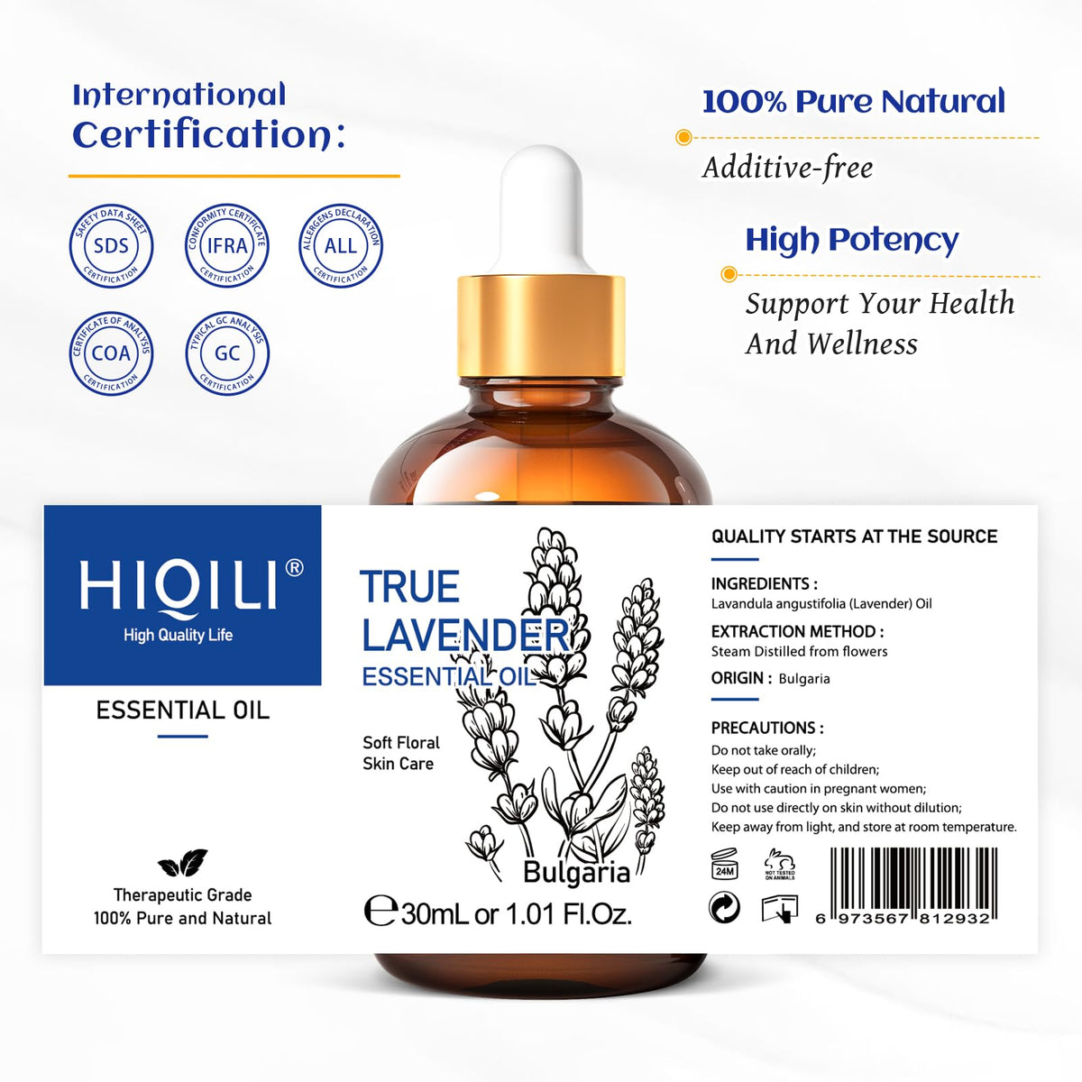 30ML Lavender Essential Oil & 150ML Pomegranate Fragrance Oil Q235184