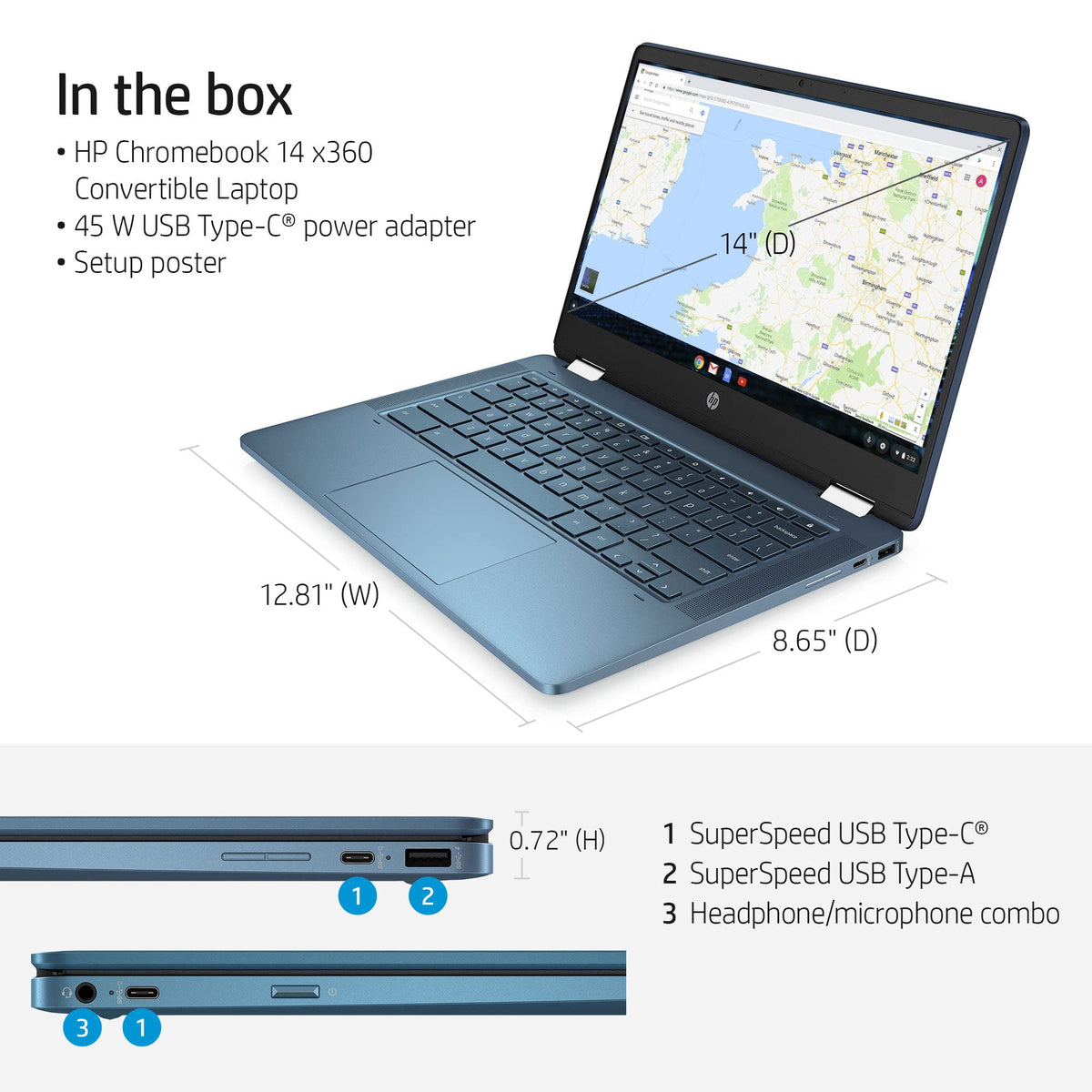 14" 2-in-1 Touchscreen Chromebook D79228