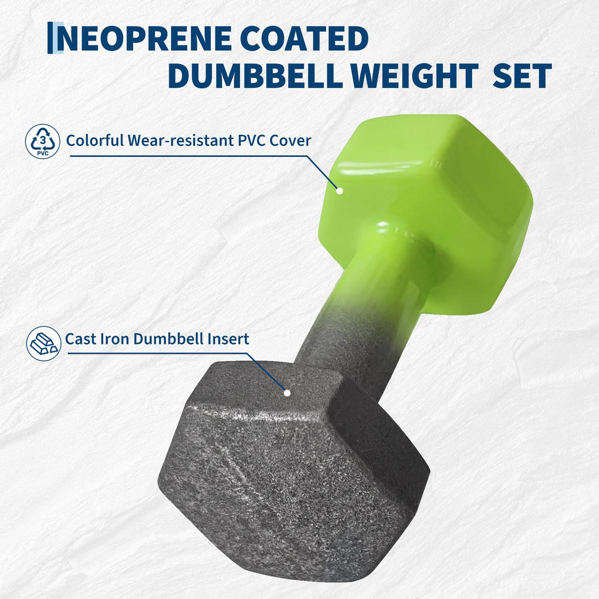 Neoprene Coated Dumbbell Set G70263