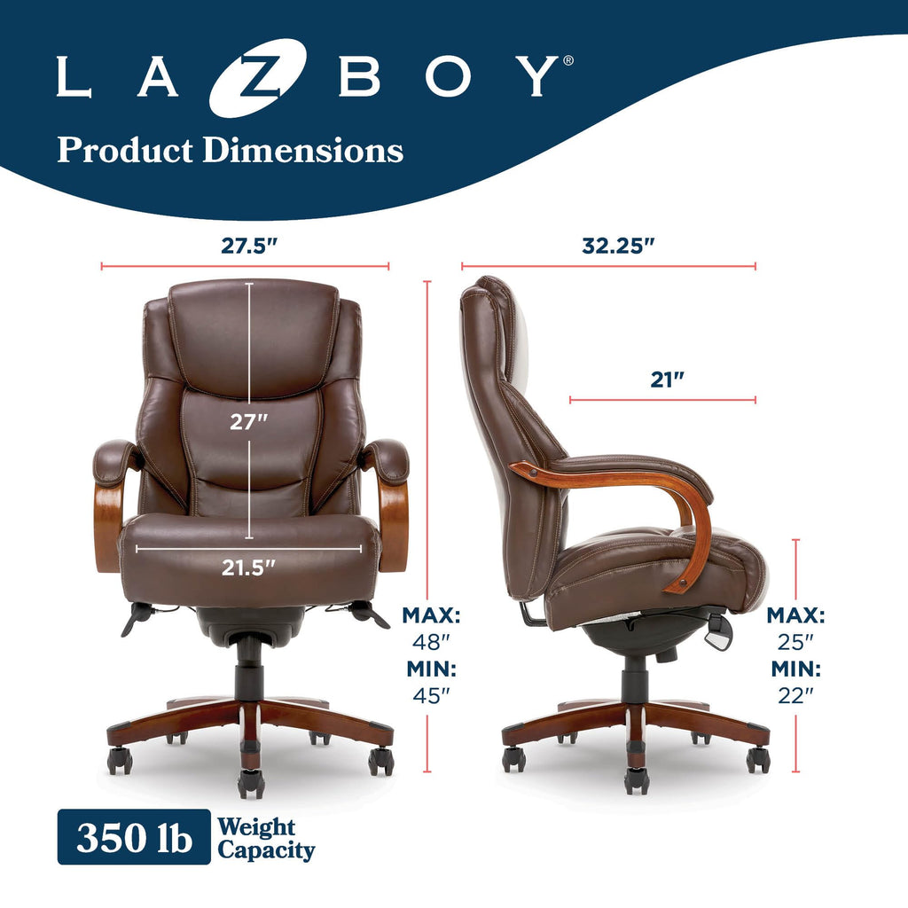 Big and Tall Leather Executive Office Chair Y461