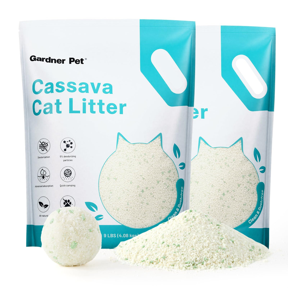 Cassava Cat Litter 18LBS Z5865