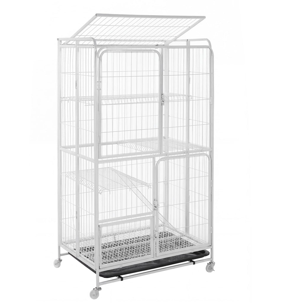 4-Tier Metal Wire Cat Playpen V9231