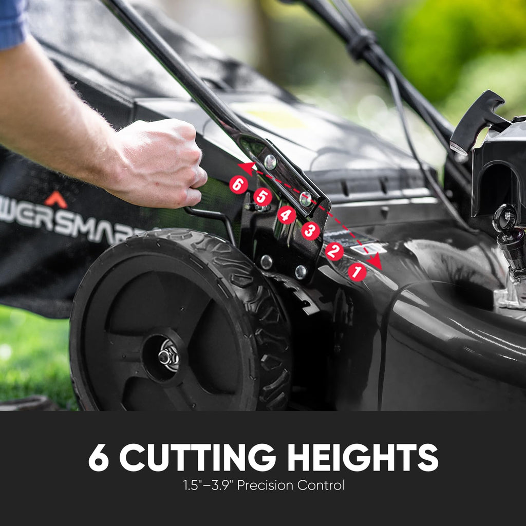 22-Inch Self Propelled Gas Lawn Mower, 170cc 4-Cycle OHV Engine T581635