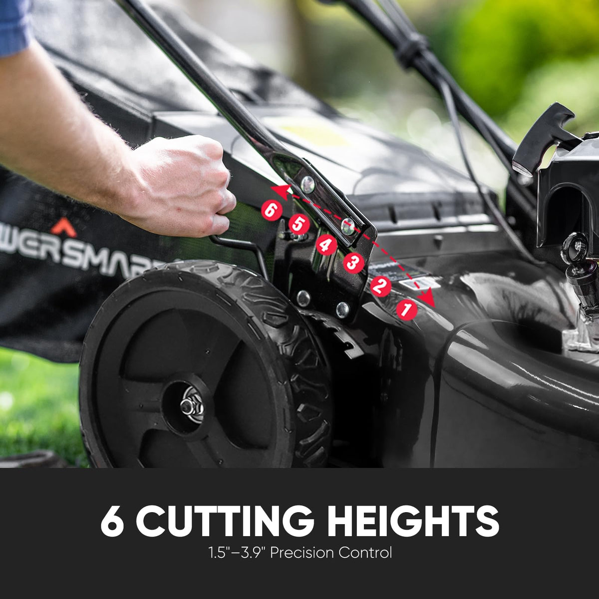 22-Inch Self Propelled Gas Lawn Mower, 170cc 4-Cycle OHV Engine T581635
