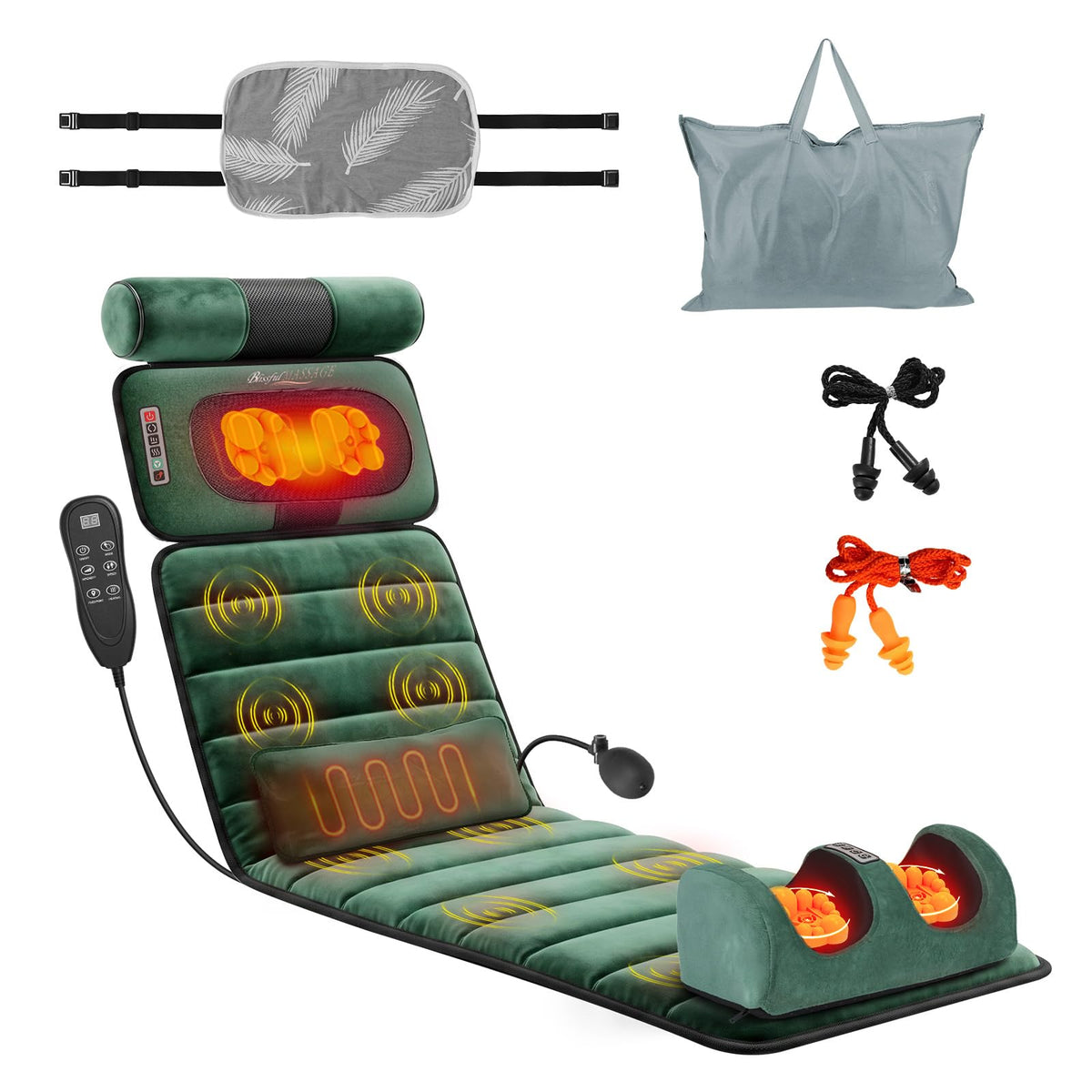 Full Body Massage Mat with Heat & Vibration O524