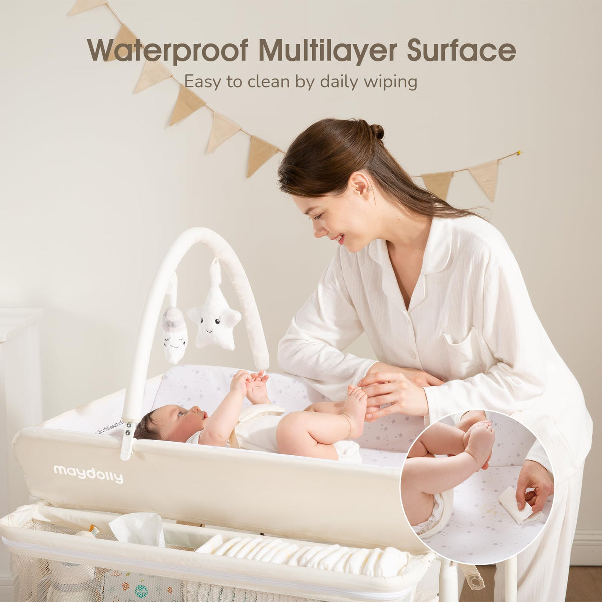 Portable Foldable Waterproof Baby Changing Table P34607