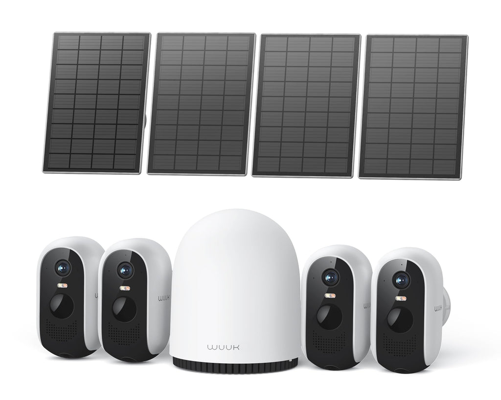 Solar Security Cameras Wireless Outdoor 2K X9818