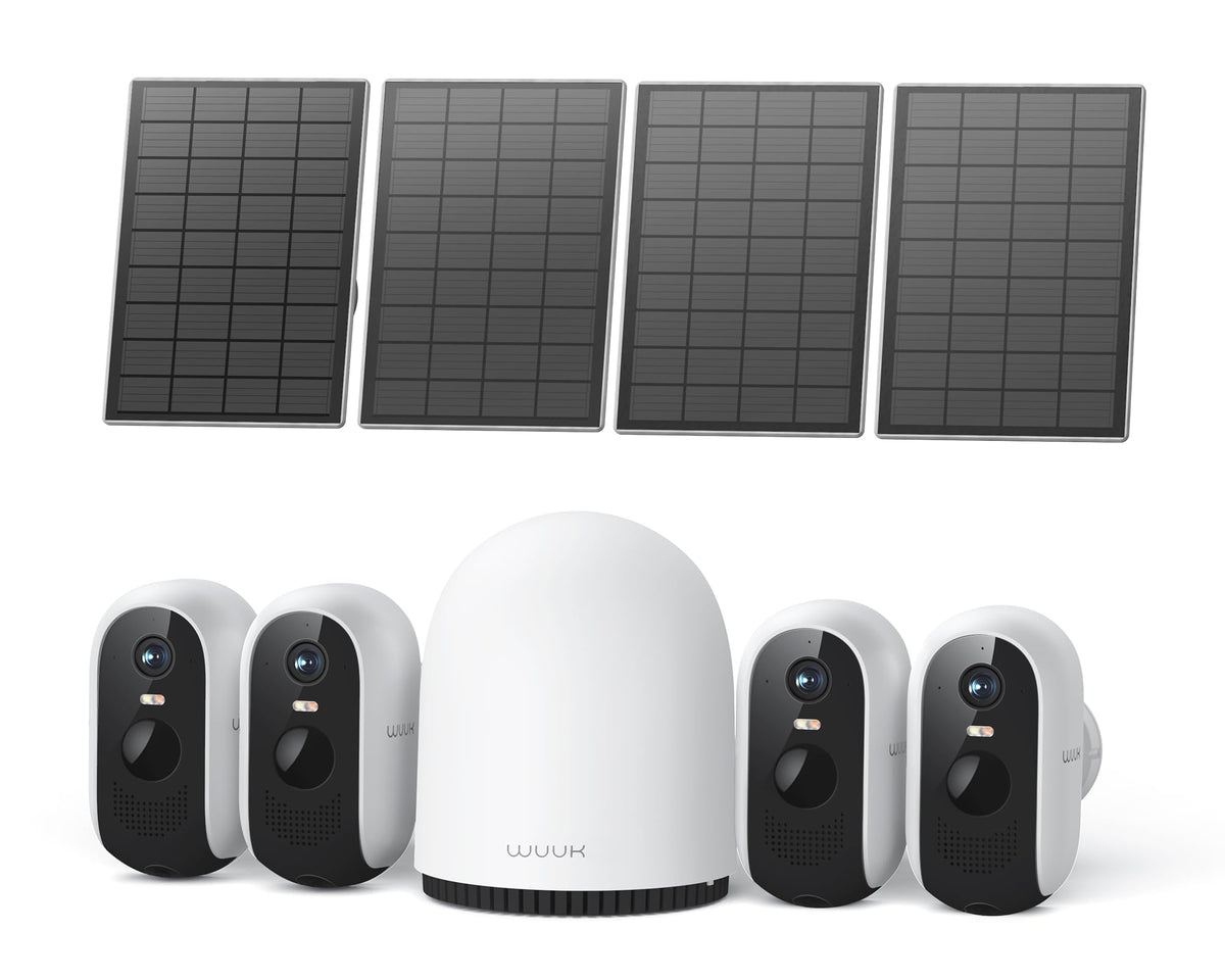 Solar Security Cameras Wireless Outdoor 2K X9818
