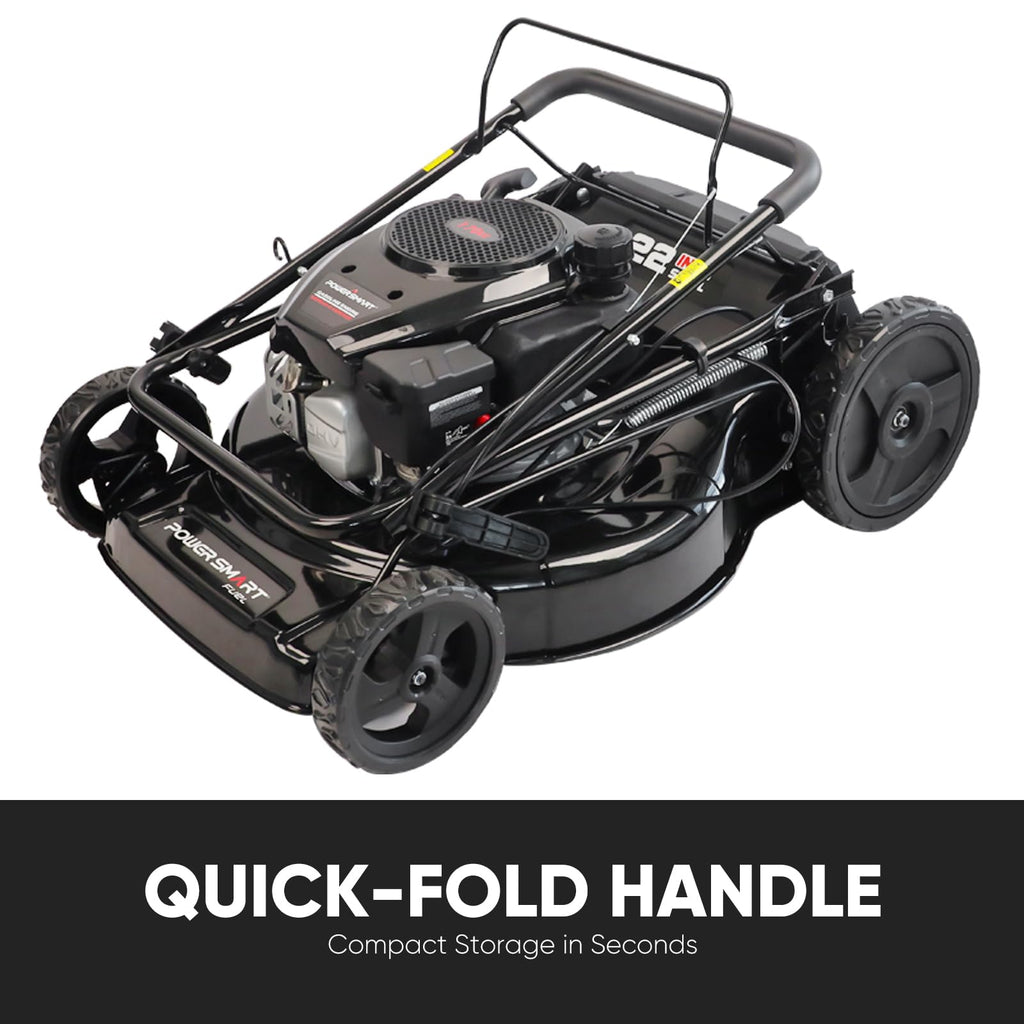 22-Inch Self Propelled Gas Lawn Mower, 170cc 4-Cycle OHV Engine T581635
