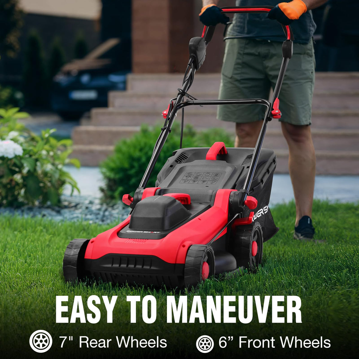 14 Inch 12.5 Amp Corded Electric Lawn Mower Y1215