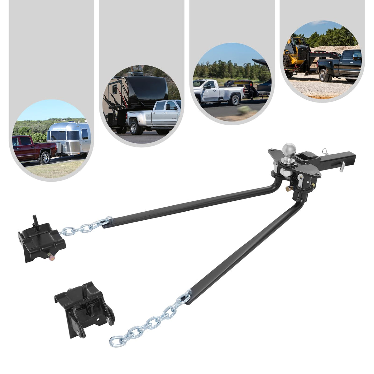 14000lbs Weight Distribution Hitch with Connection Bar K824131