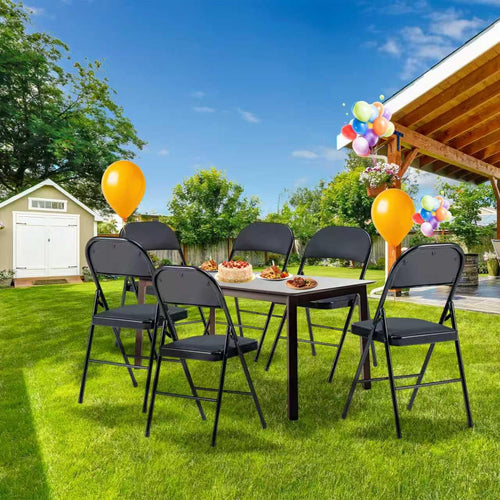 10 Pack Folding Chairs with Cushion E3923