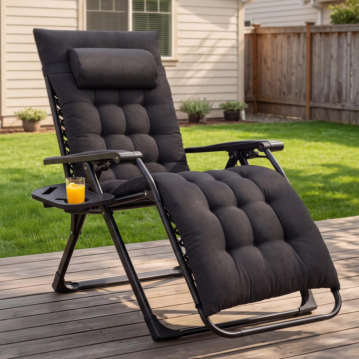 Zero Gravity Chair with Cup Holder Trays Z6895