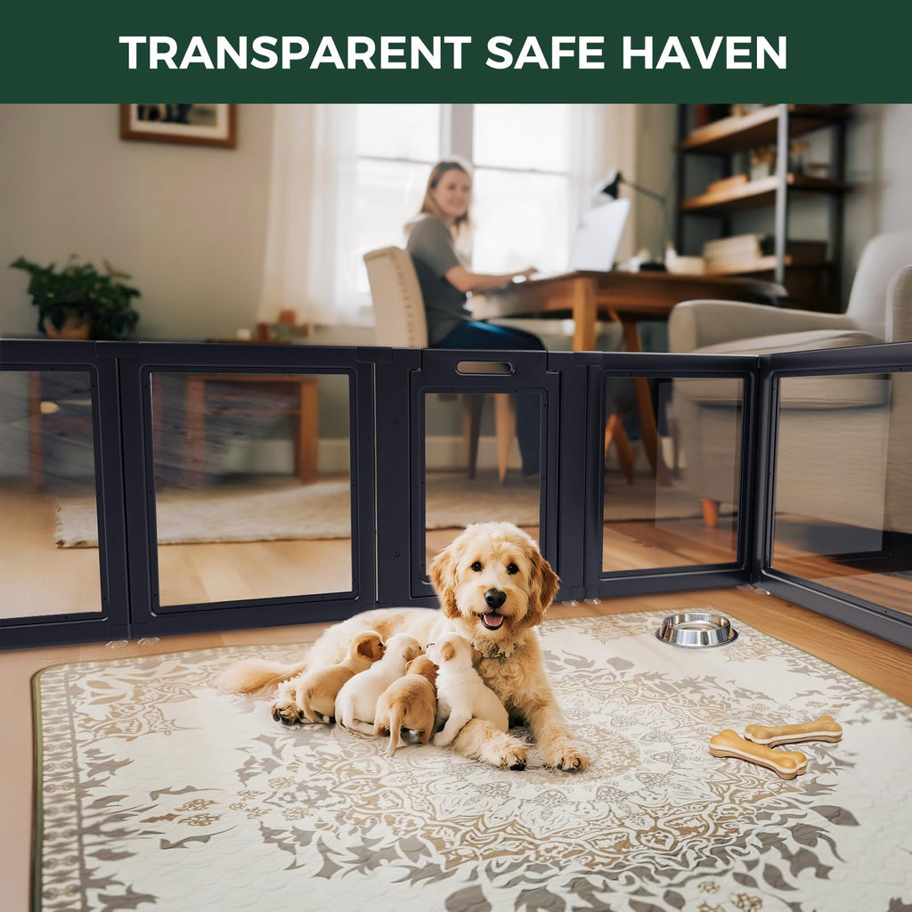 Clear Acrylic 24" H 16 Panels Dog Playpen I956