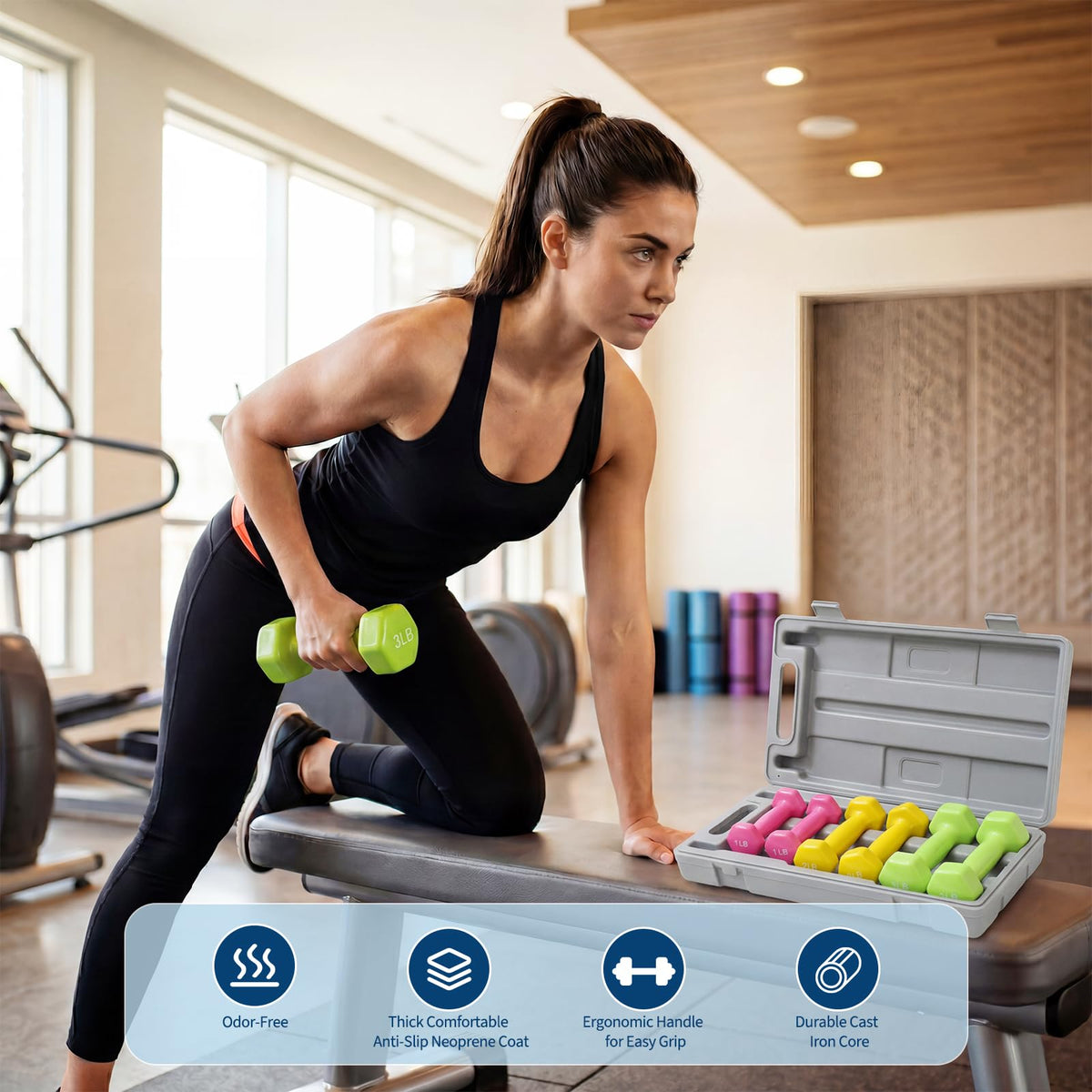Neoprene Coated Dumbbell Set G70263
