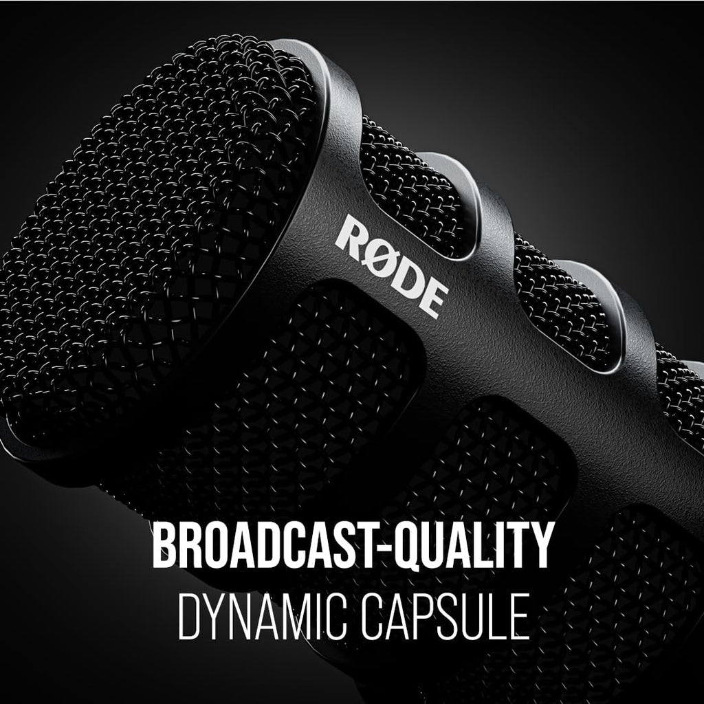 Dynamic USB XLR Broadcast Microphone with Desktop Studio Arm W6878
