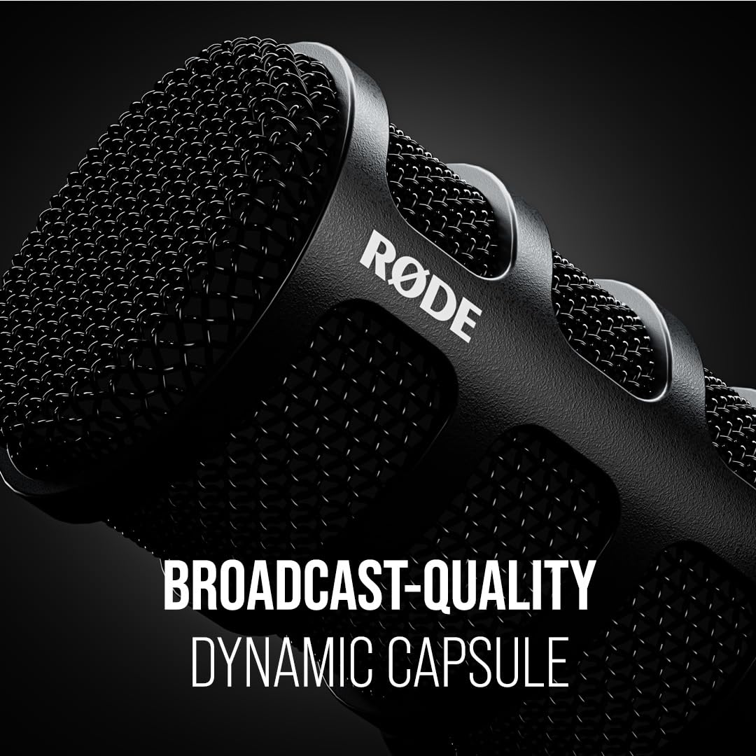 Dynamic USB XLR Broadcast Microphone with Desktop Studio Arm W6878