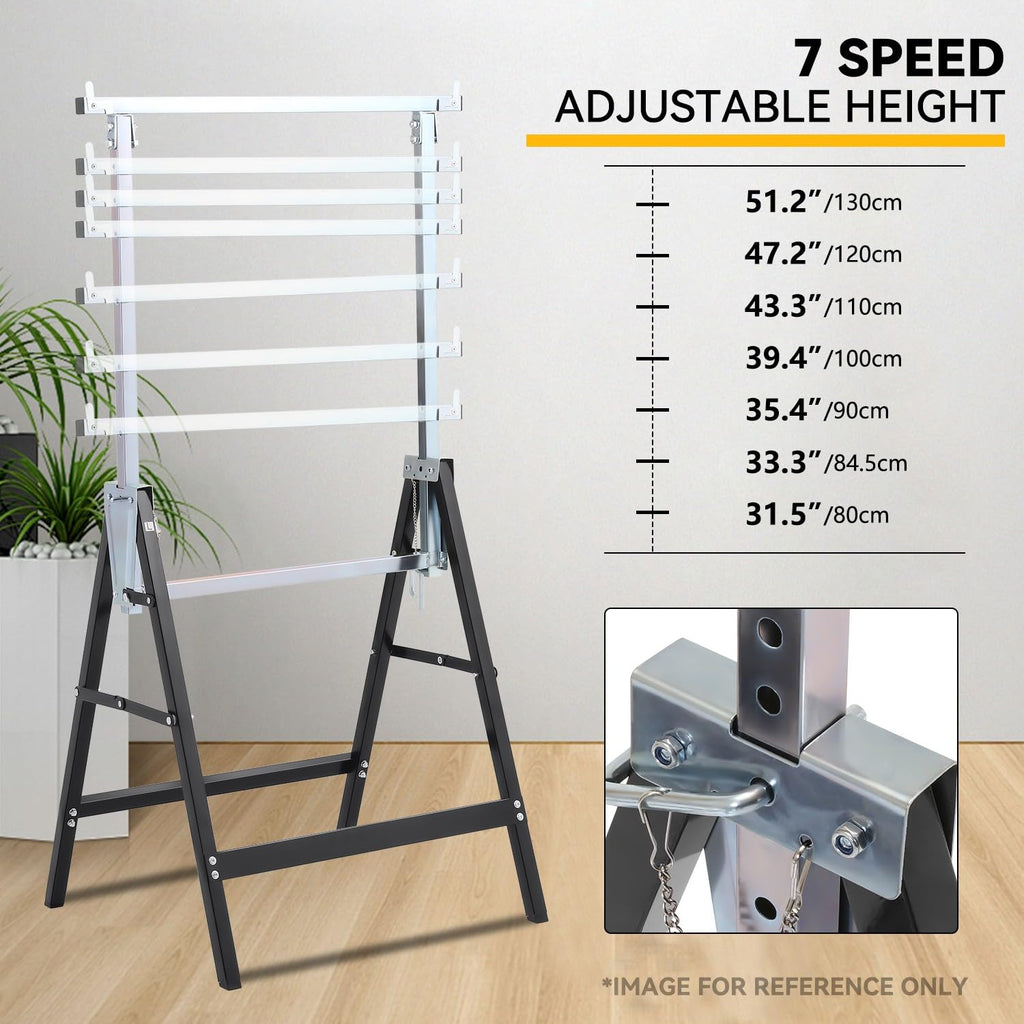 2-Pack 7-Level Adjustable Folding Sawhorse E92816