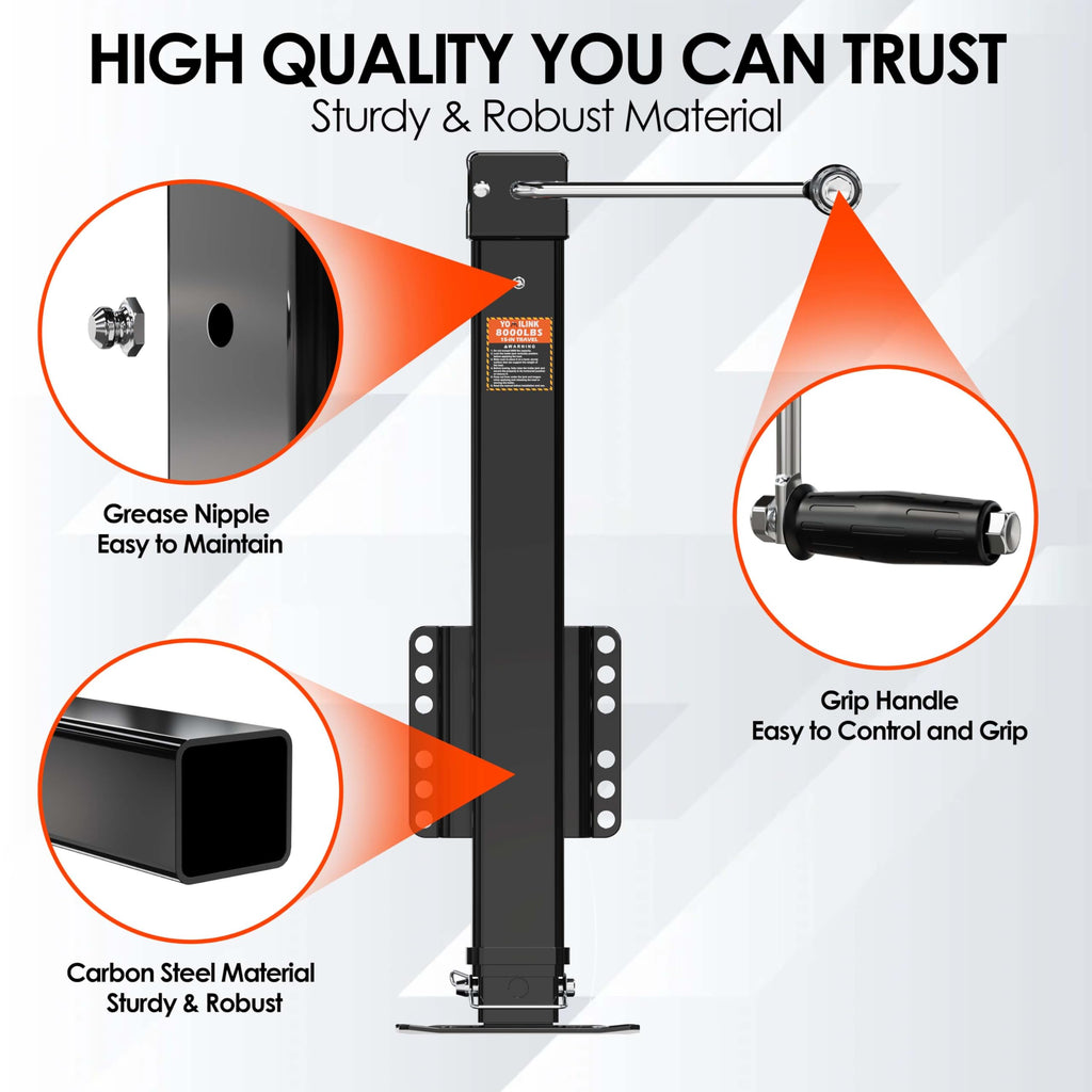 8000 lbs Trailer Jack S961