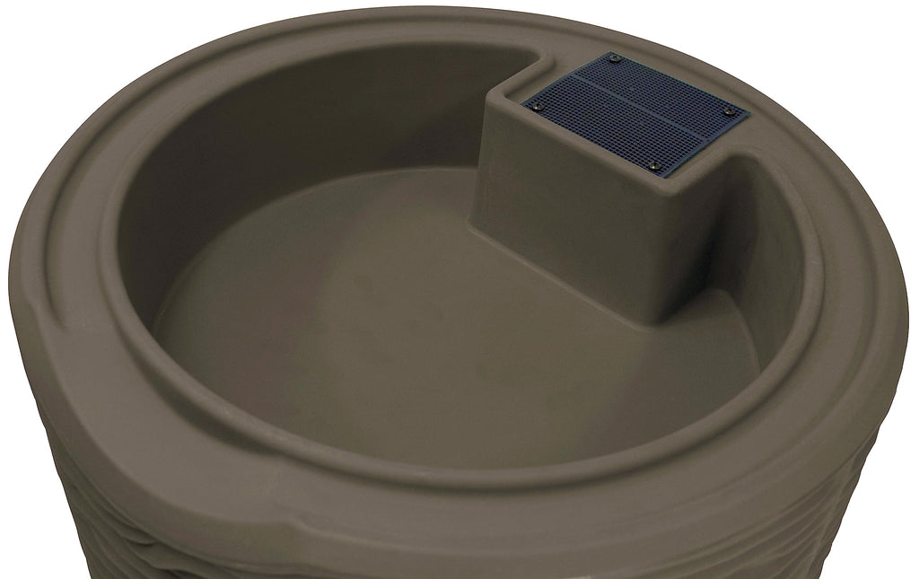 Faux Palm Rain Water Collection Barrel 50-Gallon P63318