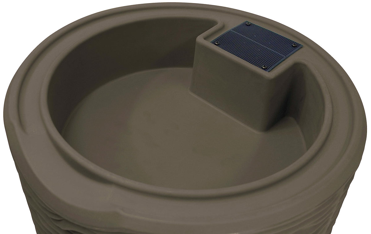 Faux Palm Rain Water Collection Barrel 50-Gallon P63318