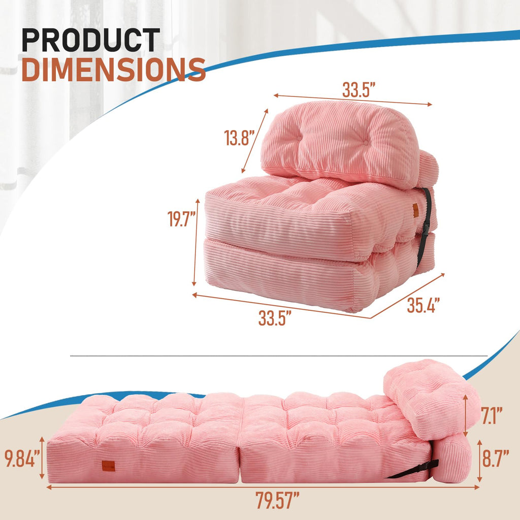 Folding Convertible Sofa Bed with Pillow C26549