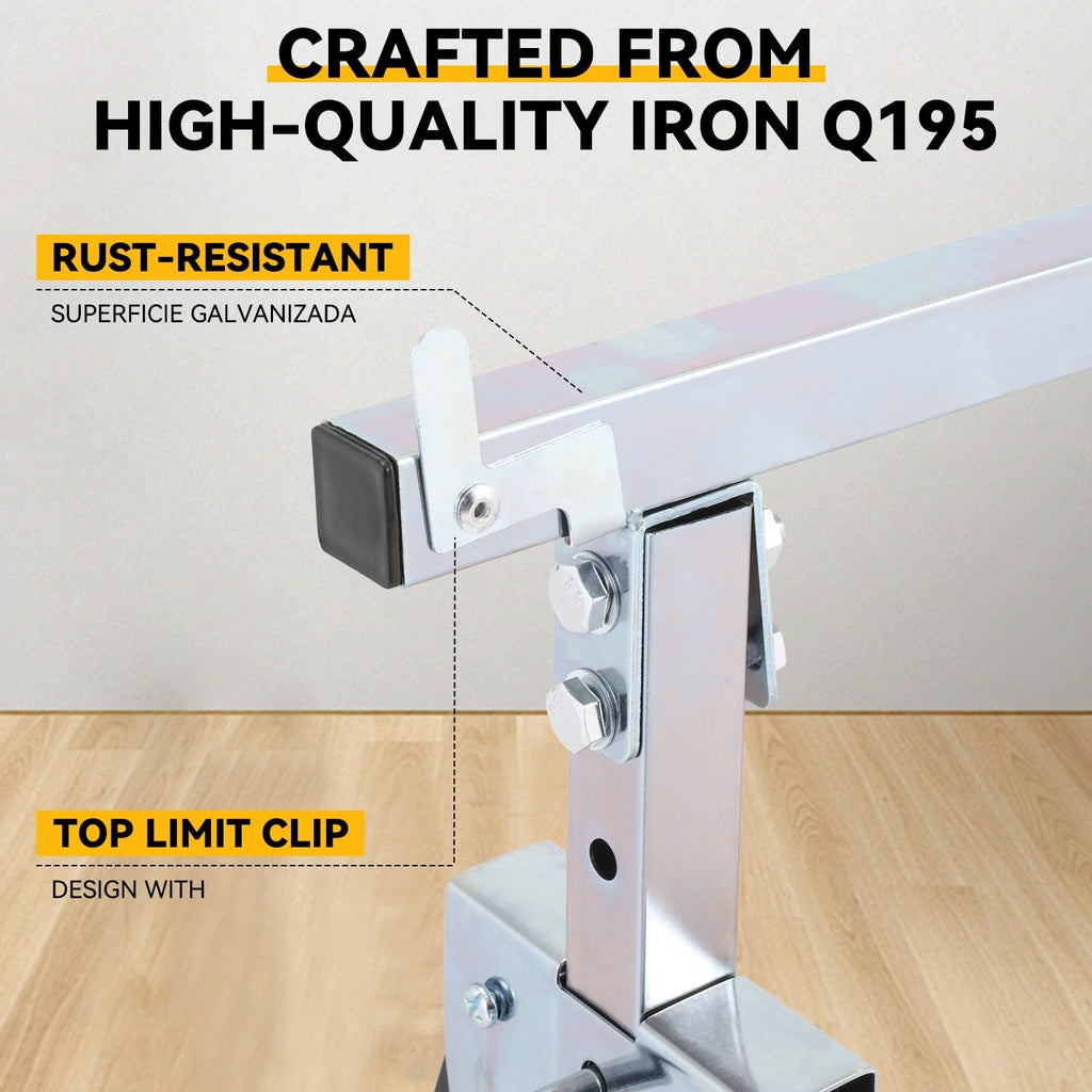 2-Pack 7-Level Adjustable Folding Sawhorse E92816