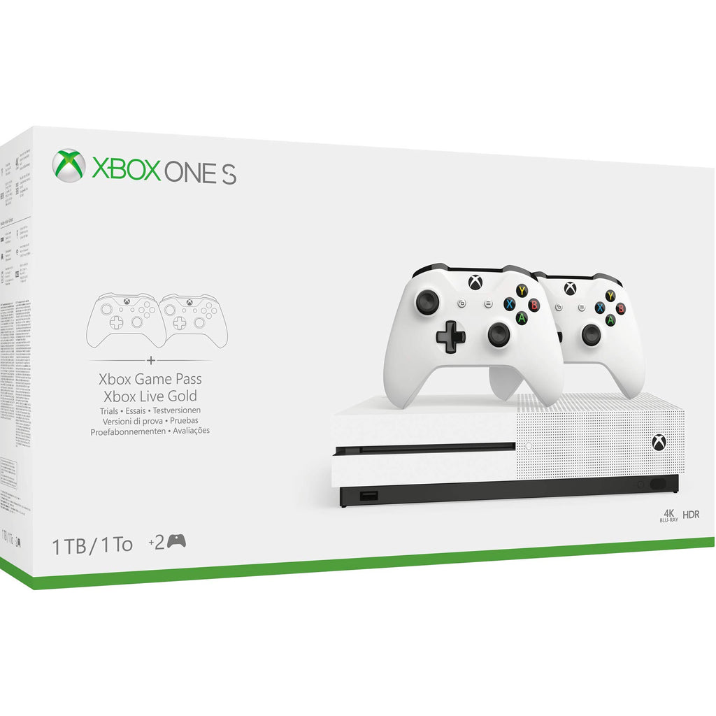 White 1TB Xbox One S Console H6357