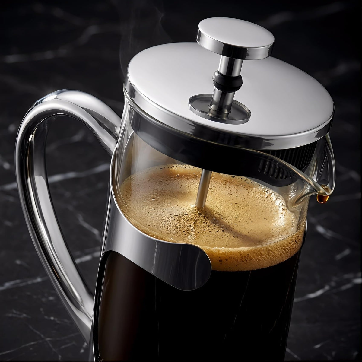 Stainless Steel French Press Coffee Maker 1L Y253963
