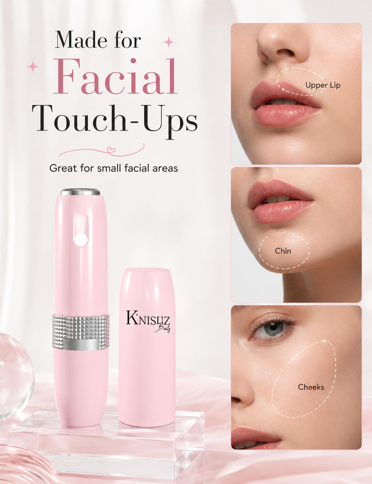 2-in-1 Facial Hair Removal and Eyebrow Trimmer C940279