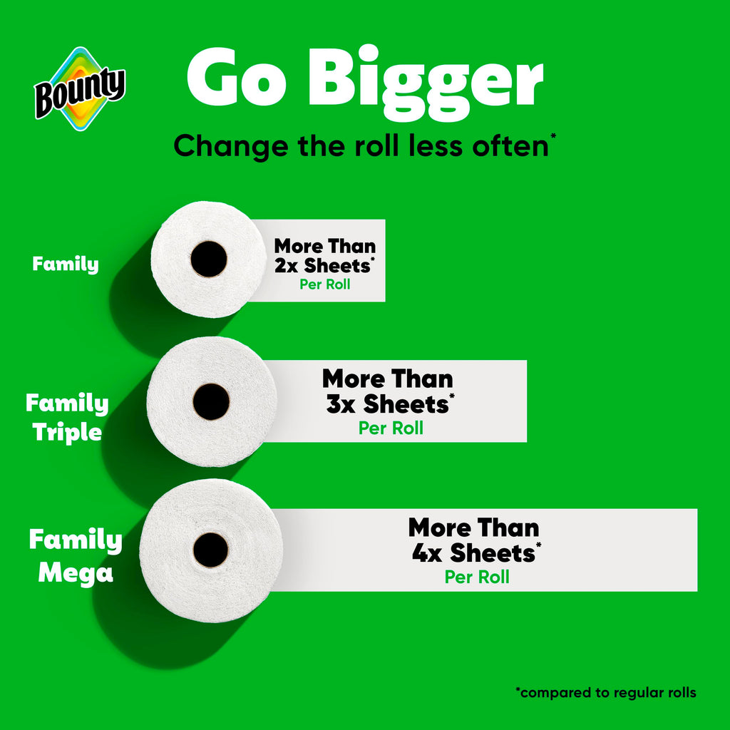 White Paper Towels 16 Family Rolls H327049
