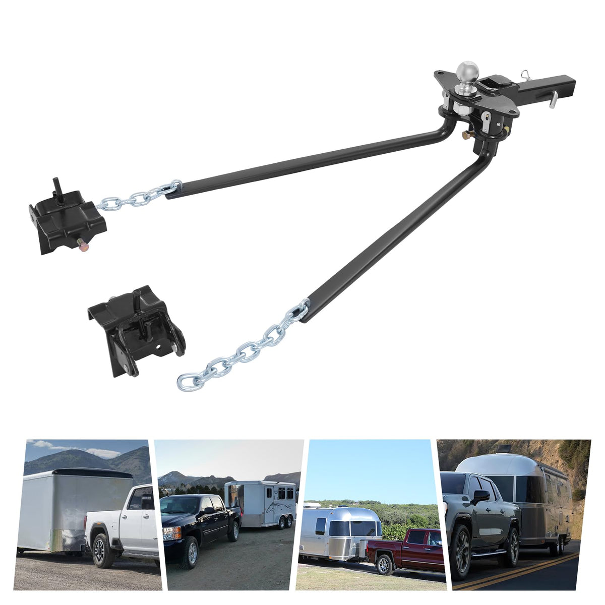 14000lbs Weight Distribution Hitch with Connection Bar K824131