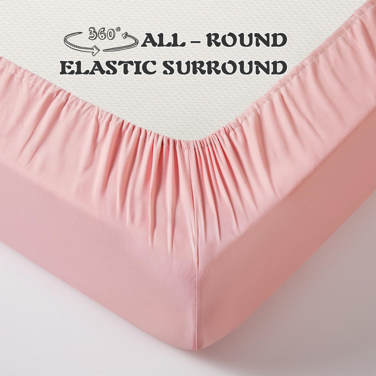 Light Pink Toddler Sheet Set F758692