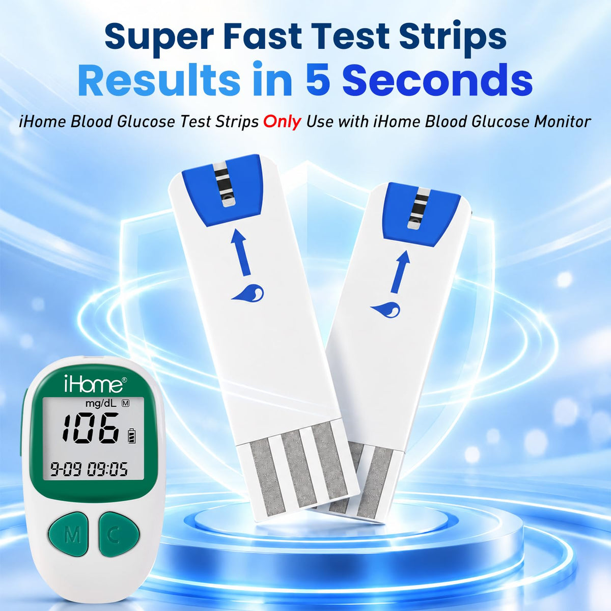 Glucose Test Strips 100 Count X40604