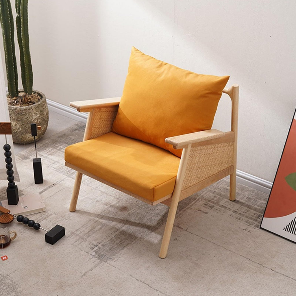 Rattan Wood Wicker Sofa Chair H403780
