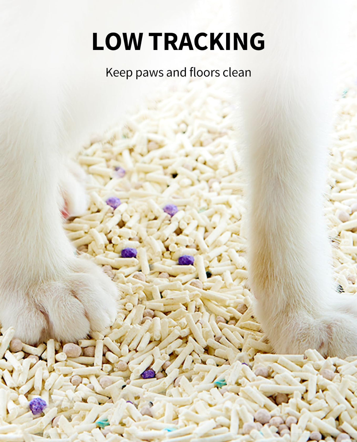 Tofu Mixed Cat Litter, Water Flushable, Ultra Absorbent, 5.29lb×3bags X492717