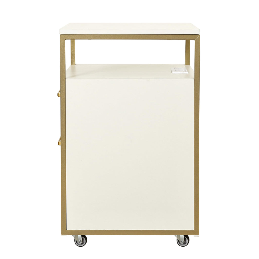 2 Drawer Rolling File Cabinet with Lock O730863