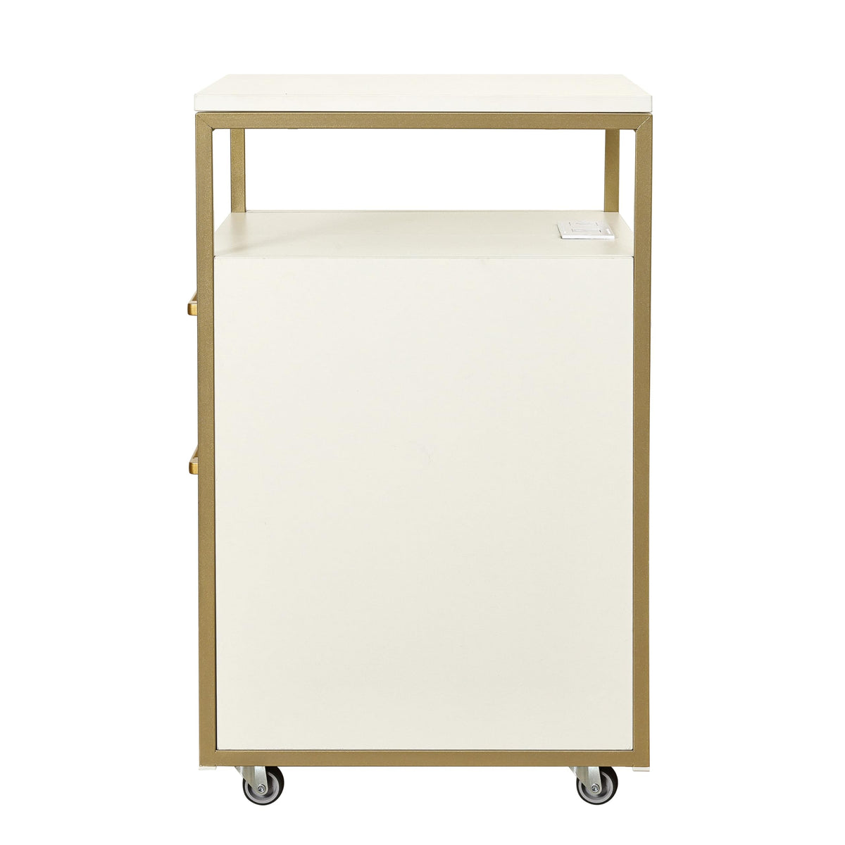 2 Drawer Rolling File Cabinet with Lock O730863