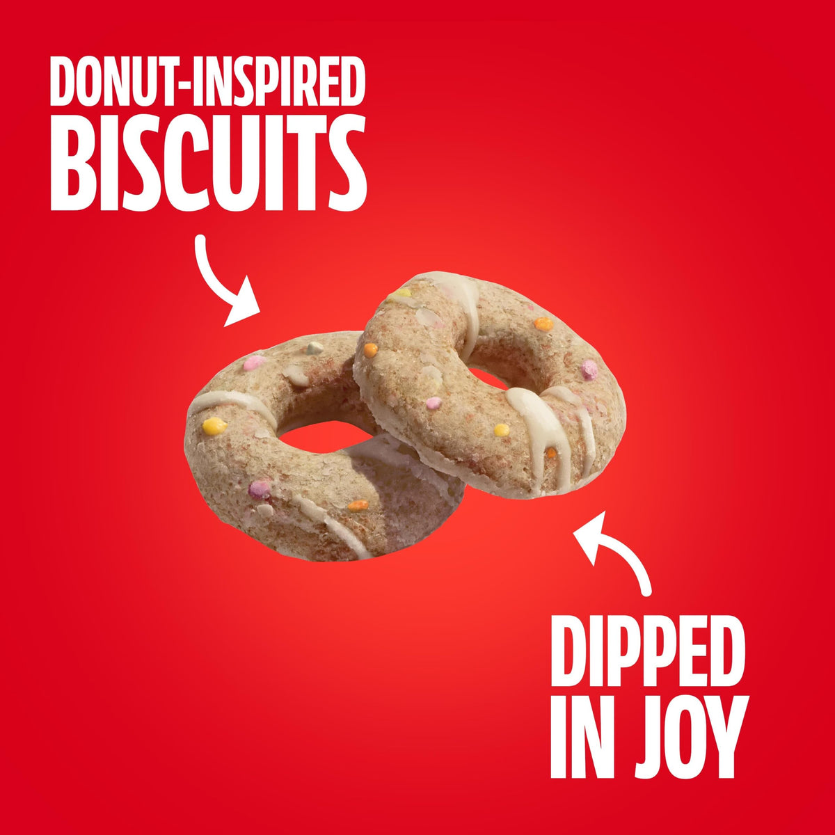 Vanilla Glaze Flavor Dog Biscuits, 8 Oz. K733