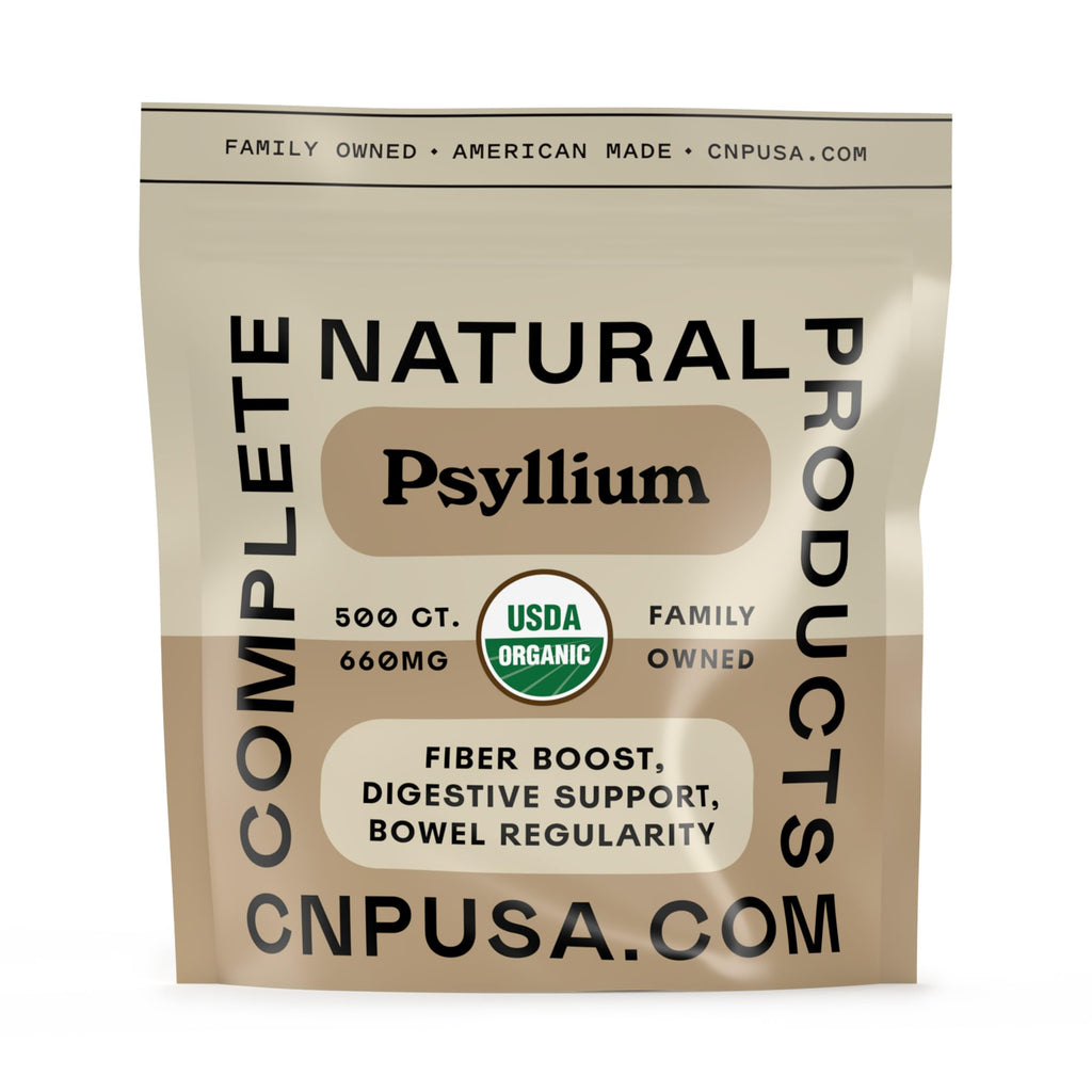 Organic Psyllium Husk Capsules 660mg 500ct S3248