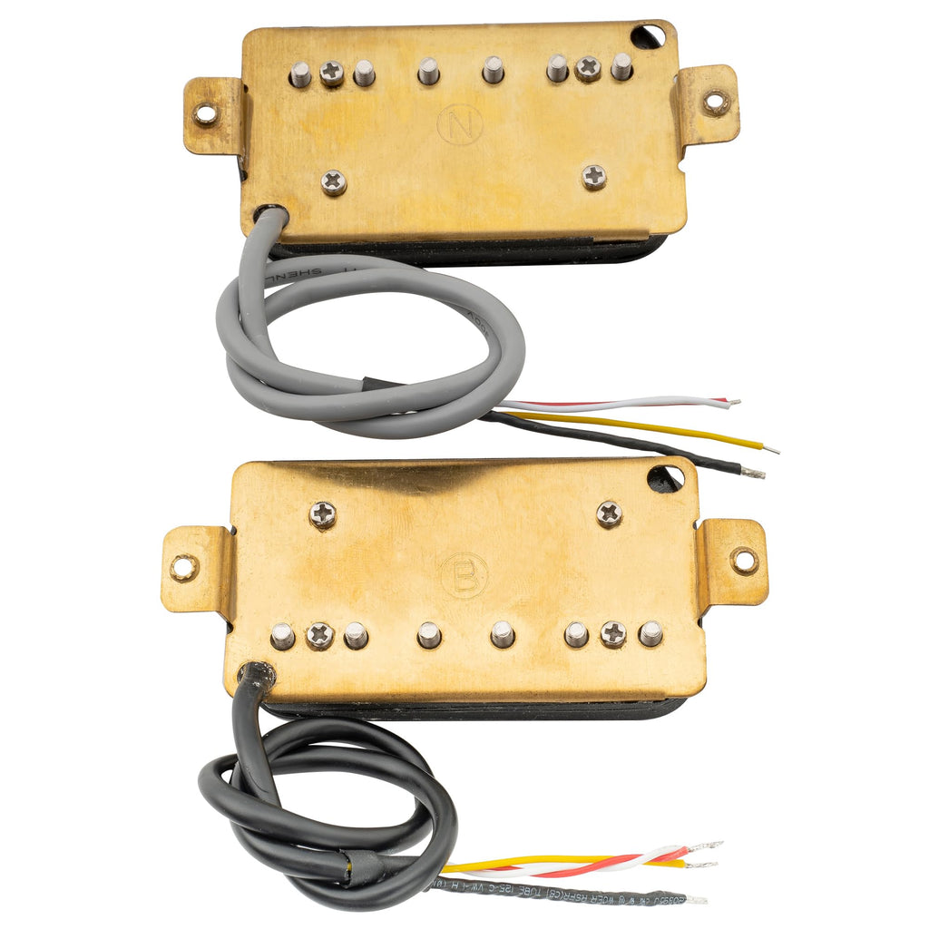 Alnico 5 Open Humbucker Pickups Set Black F2829