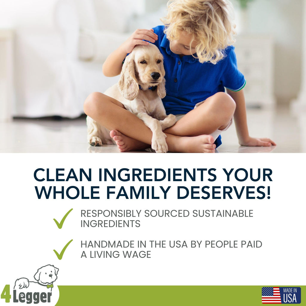 Certified Organic Hypoallergenic Dog Shampoo with Aloe and Lemongrass 16 oz P7441
